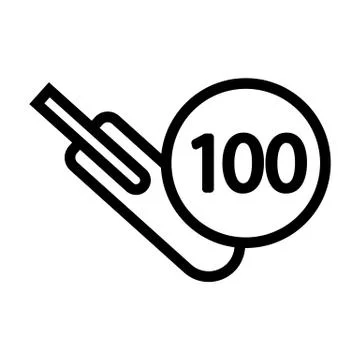 Cricket score icon vector. Isolated contour symbol illustration Illustrazione stock