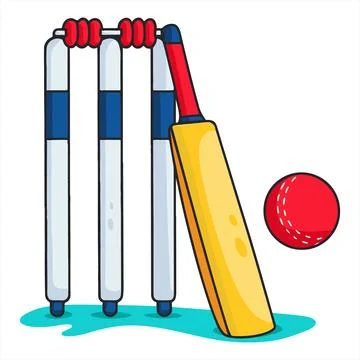 Cricket Silhouette Vector Art Stock Illustration