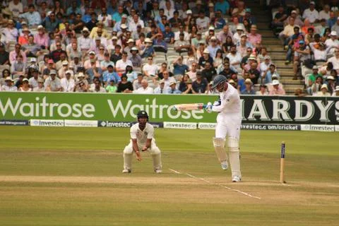 Cricket test match Stock Photos