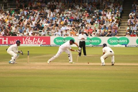 Cricket test match Stock Photos