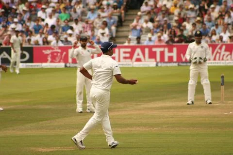 Cricket test match Stock Photos