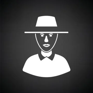 Cricket umpire icon 스톡 일러스트
