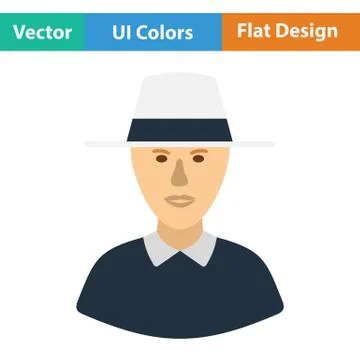 Cricket umpire icon 스톡 일러스트