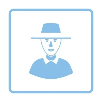 Cricket umpire icon 스톡 일러스트