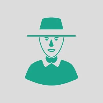 Cricket umpire icon 스톡 일러스트