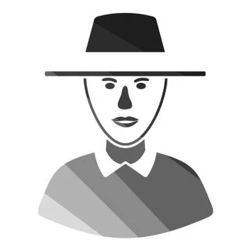 Cricket umpire icon 스톡 일러스트