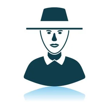 Cricket Umpire Icon Stock Illustration