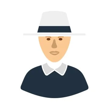 Cricket Umpire Icon 스톡 일러스트