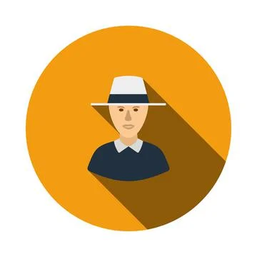 Cricket Umpire Icon 스톡 일러스트