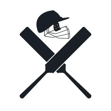 Crickets equipment elements イラスト素材