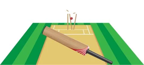 Criket vector illustration Stock Illustration