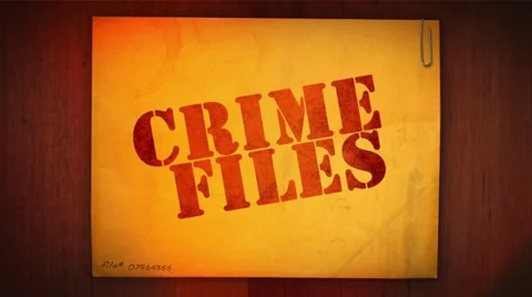 CRIME FILES | Animated Title Видео 12410052