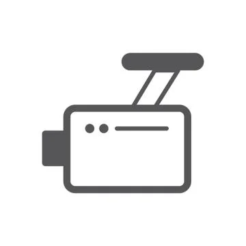 Crime footage Illustrazione stock