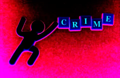 Crime!!! Stock Illustration