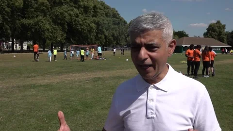 "Crime is preventable - not inevitable," says Sadiq Khan Stock Footage 280392599