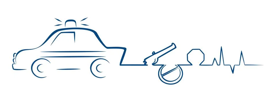 Crime prevention Stock Illustration