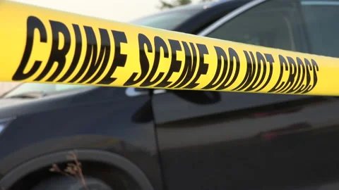 A Crime Scene and a Car Stock Footage 239640930