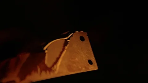 Crime scene Bleeding Mechette Video stock 102279884