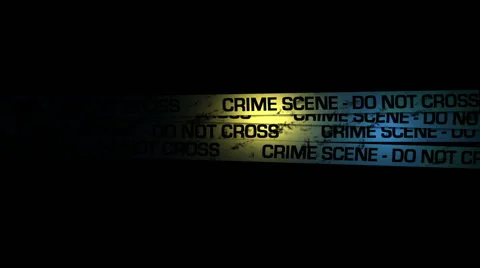 Crime Scene - Do Not Enter HD -Loop Stock Footage 44618783