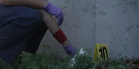Crime Scene Evidence Stock Footage 123420478