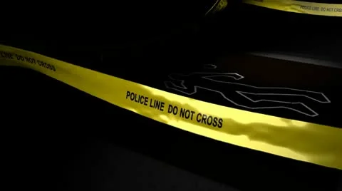 Crime scene Stock Footage 10711768