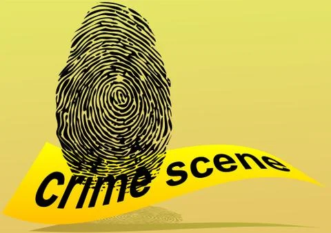 Crime scene Stock Illustration