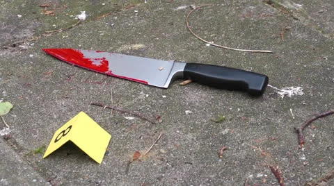 Crime scene pan Stock Footage 22612789
