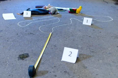 Crime scene Stock Photos