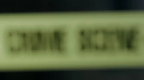 Crime Scene Tape Stock Footage 22824730