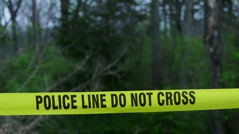 Crime Scene Tape Video stock 87706931