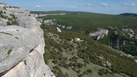 Crimea Canyon Shot Video stock 139393255