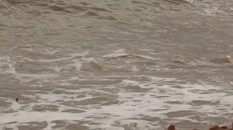 Crimea. Storm on the sea. Waves.2012 Stock-Footage 49075154