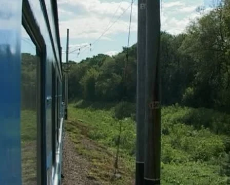 Crimea. Summer. The view from the train window Stock-Footage 10900951