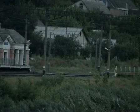 Crimea. Summer. The view from the train window 스톡 동영상 10901002