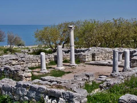 Crimea view of Hersones Stock Photos