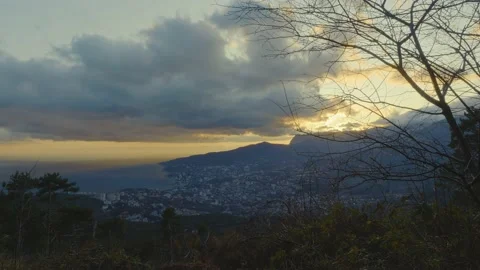 Crimea, Yalta 스톡 동영상 236842154