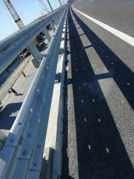 Crimean bridge Stock Photos