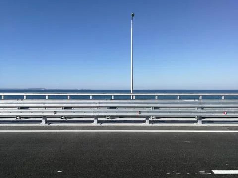 Crimean bridge Stock Photos