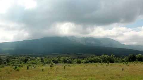 Crimean mountain landscape. Stock Footage 40452652