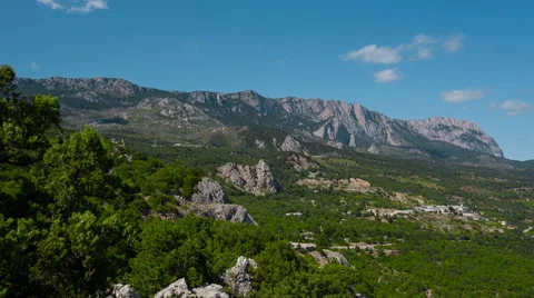 Crimean Mountains Landscape Stock Footage 53071301
