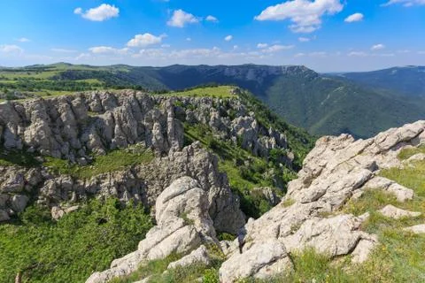 Crimean rocks Stock Photos