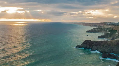 Crimean walking timelapse over the seashore Stock Footage 45599798