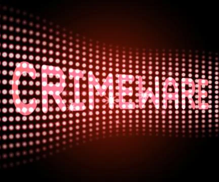 Crimeware Digital Cyber Hack Exploit 3d Illustration Stock Illustration