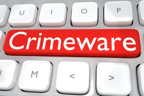 Crimeware - internet concept 스톡 일러스트