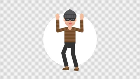 Criminal Caught Stock Footage 205064805