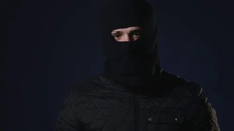 Criminal Checking Brick Of Cocaine Found Stock Footage
