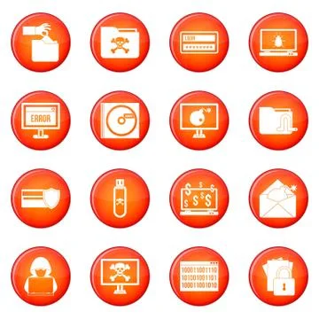 Criminal icons vector set 스톡 일러스트