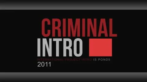 Criminal Intro projects (2 in 1) Stock After Effects