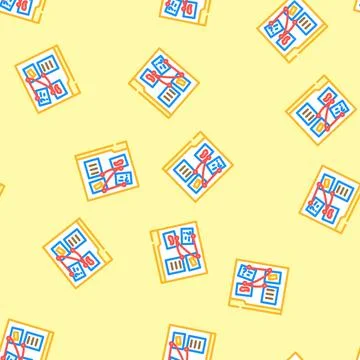 Criminal investigation vector seamless pattern イラスト素材