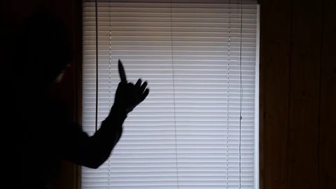 Criminal with a knife Stock-Footage 117687418